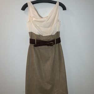 Silk & Tweed Sleeveless Dress by Antonio Melani